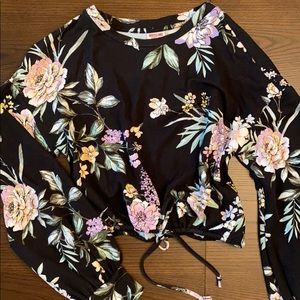 Crop top long sleeve